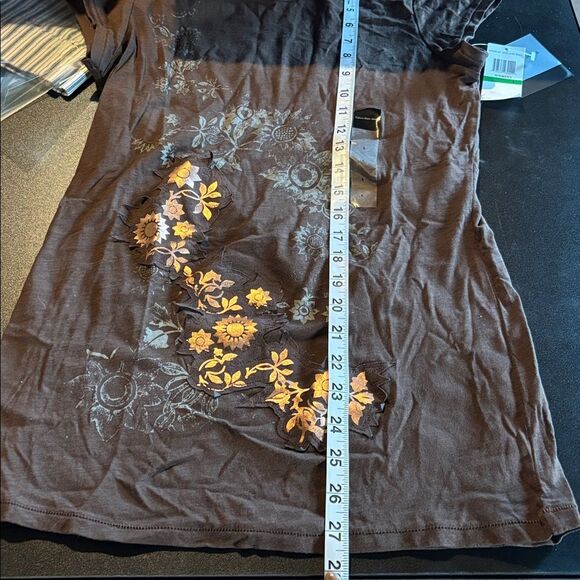 Calvin Klein Jeans Floral Tee Y2K NWT Size Large - Picture 8 of 8